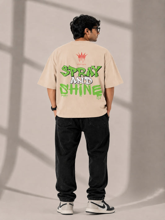 CARIBOUELK Spray And Shine Oversized T-Shirt