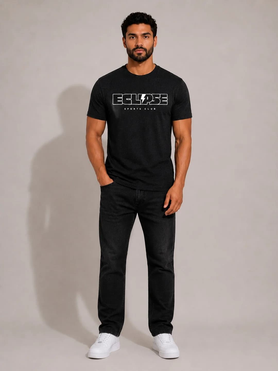 Caribouelk ECLIPSE — Regular Fit Graphic T-Shirt