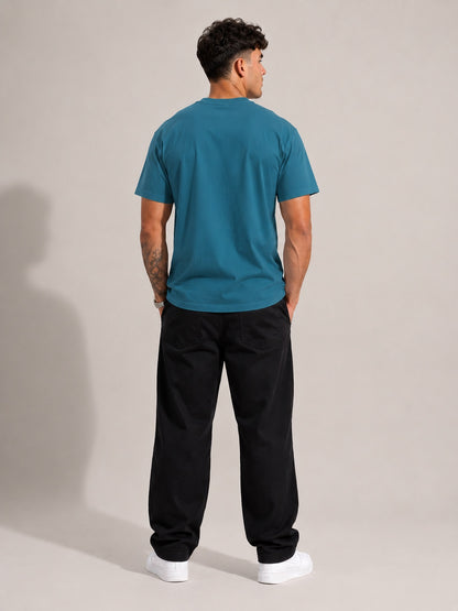 CARIBOUELK Men's Heavy Thoughts  Regular Fit T-Shirt