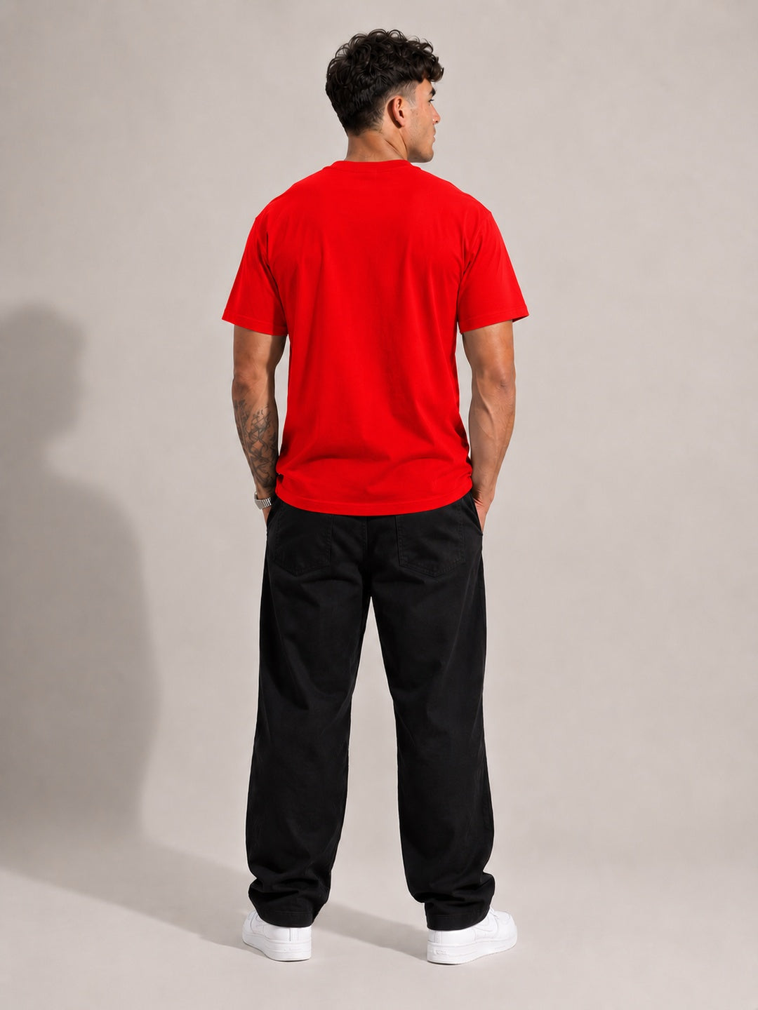 CARIBOUELK Men's Heavy Thoughts  Regular Fit T-Shirt