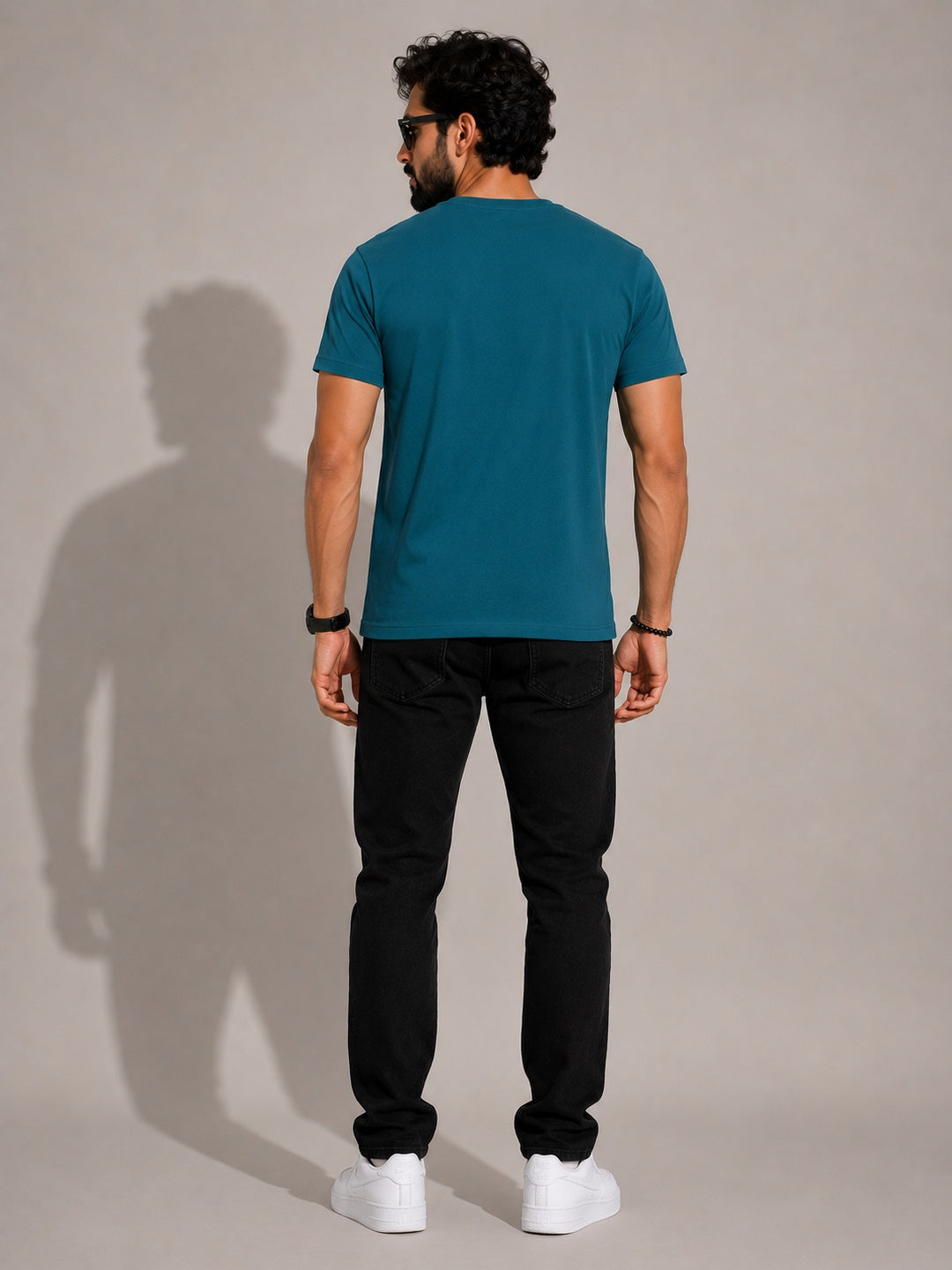 CARIBOUELK Men's Never Give-Up Regular Fit T-Shirt