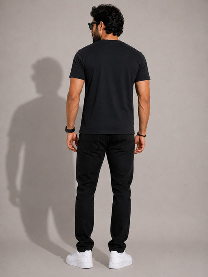 CARIBOUELK Men's Never Give-Up Regular Fit T-Shirt