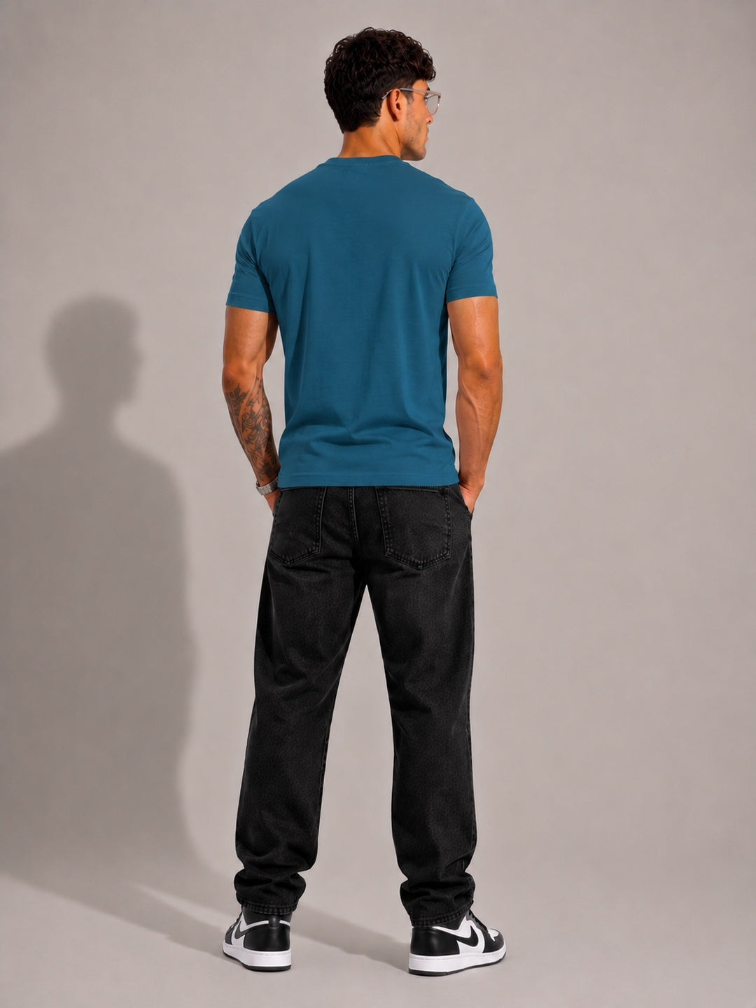 CARIBOUELK Men's Reality Check Regular Fit T-Shirt