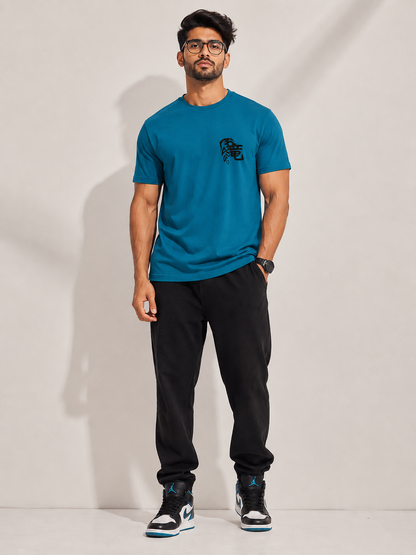 CARIBOUELK Men's Regular Fit Cotton T-Shirt