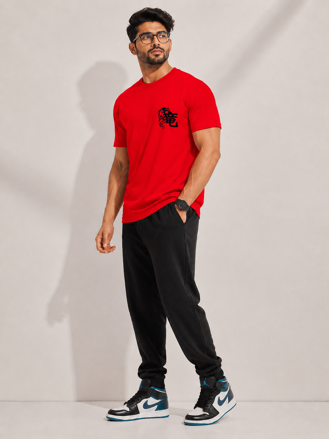 CARIBOUELK Men's Regular Fit Cotton T-Shirt