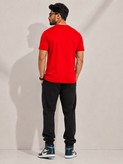 CARIBOUELK Men's Regular Fit Cotton T-Shirt