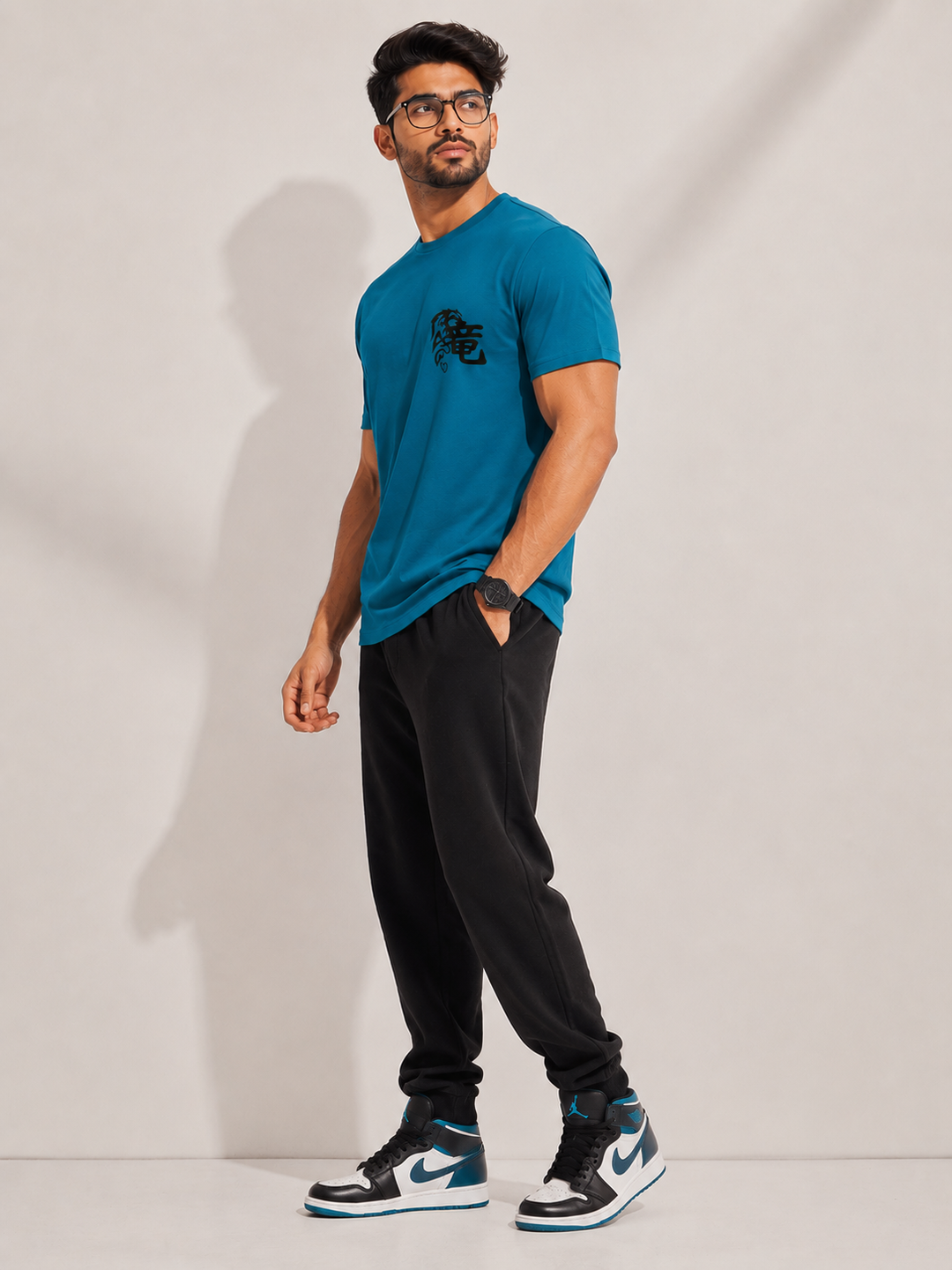 CARIBOUELK Men's Regular Fit Cotton T-Shirt