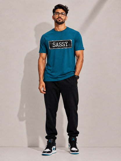 CARIBOUELK Men's Regular Fit Cotton T-Shirt