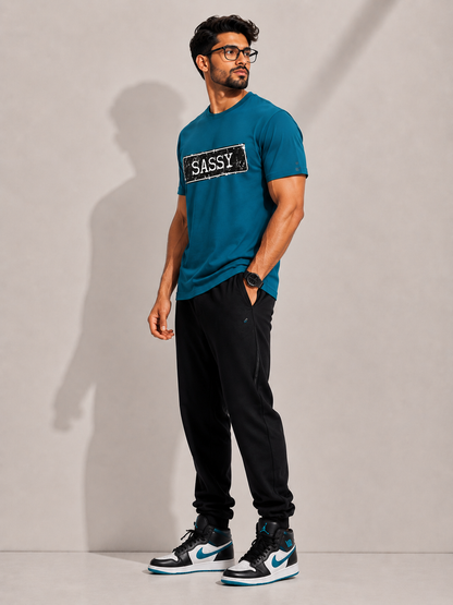 CARIBOUELK Men's Regular Fit Cotton T-Shirt