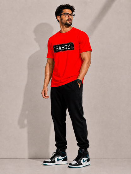 CARIBOUELK Men's Regular Fit Cotton T-Shirt