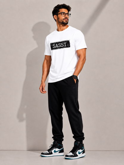 CARIBOUELK Men's Regular Fit Cotton T-Shirt