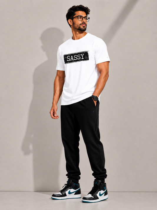 CARIBOUELK Men's Regular Fit Cotton T-Shirt