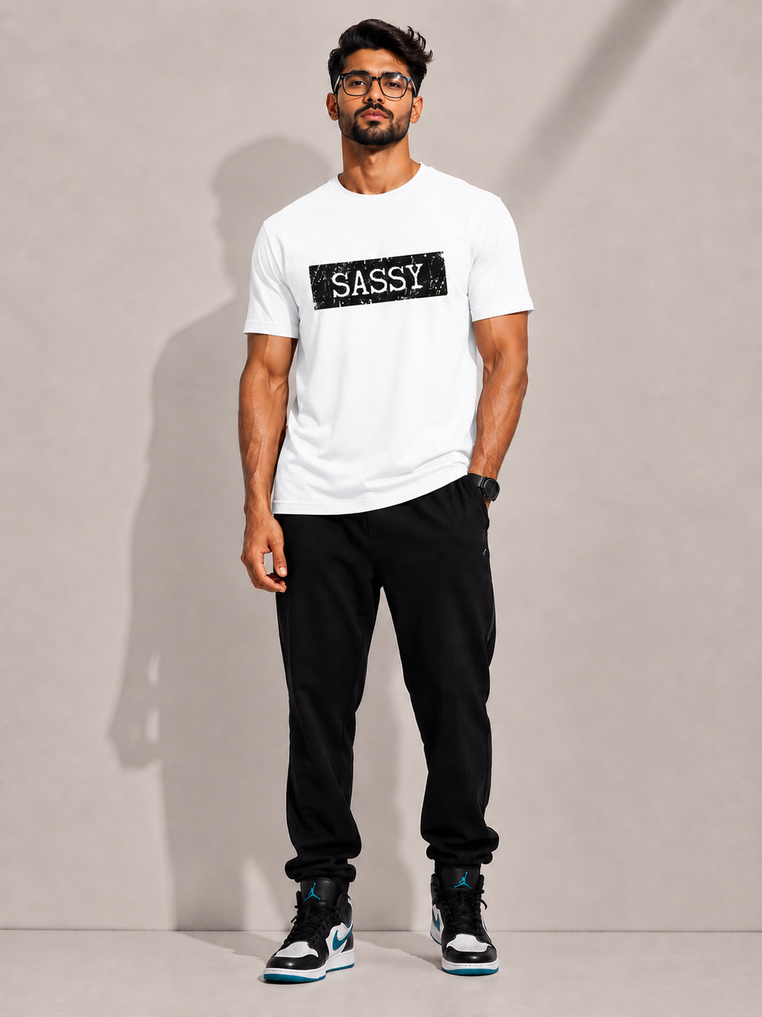 CARIBOUELK Men's Regular Fit Cotton T-Shirt