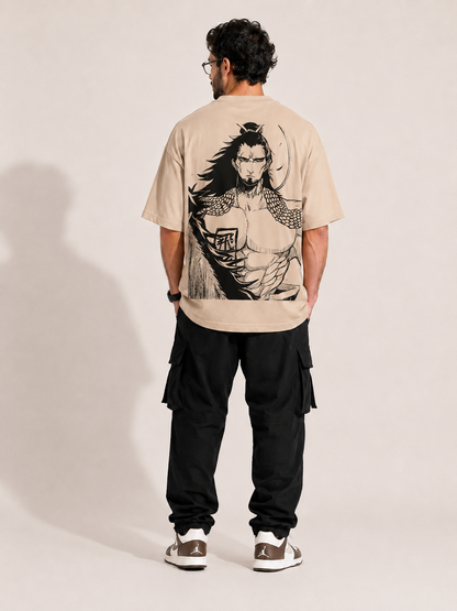 CARIBOUELK Hanuman Printed Oversized T-Shirt