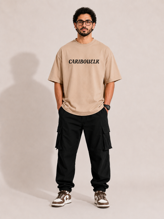 CARIBOUELK Hanuman Printed Oversized T-Shirt