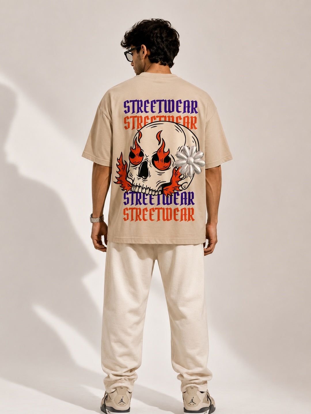 CARIBOUELK Streetwear Printed Oversized T-Shirt