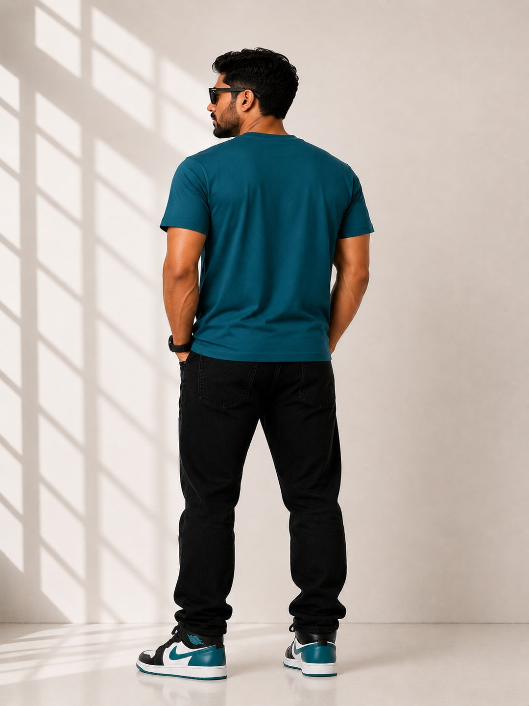 CARIBOUELK Men's Regular Fit Cotton T-Shirt