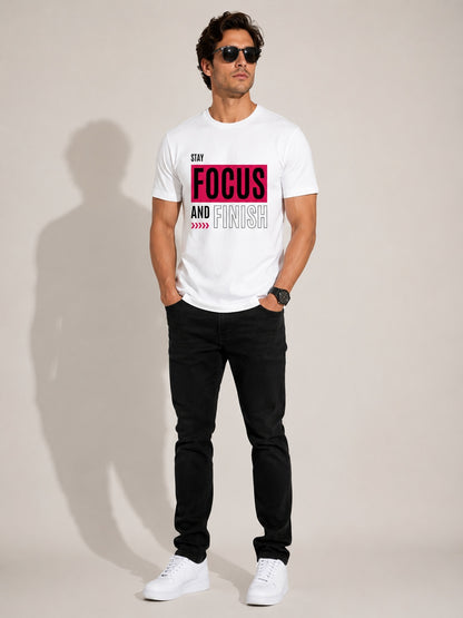CARIBOUELK Men's Focus Regular Fit T-Shirt