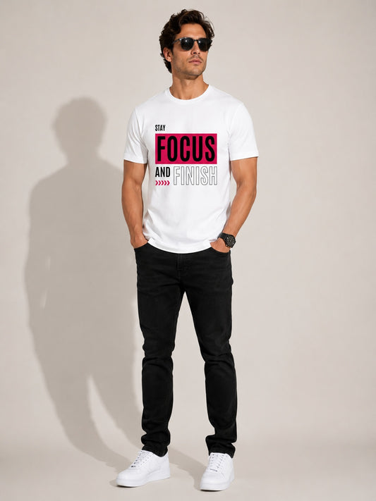 CARIBOUELK Men's Focus Regular Fit T-Shirt