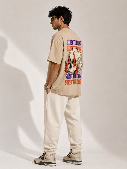 CARIBOUELK Streetwear Printed Oversized T-Shirt