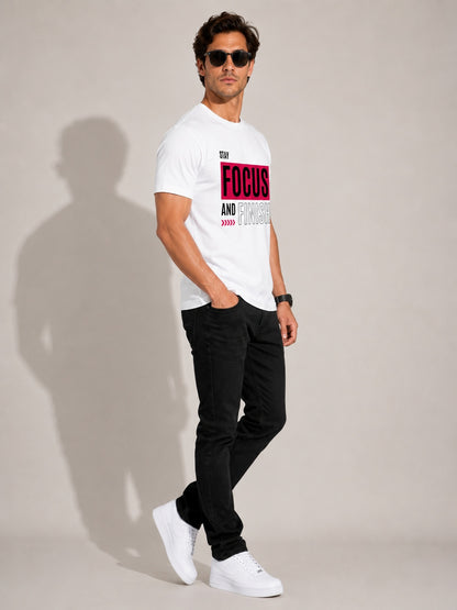CARIBOUELK Men's Focus Regular Fit T-Shirt