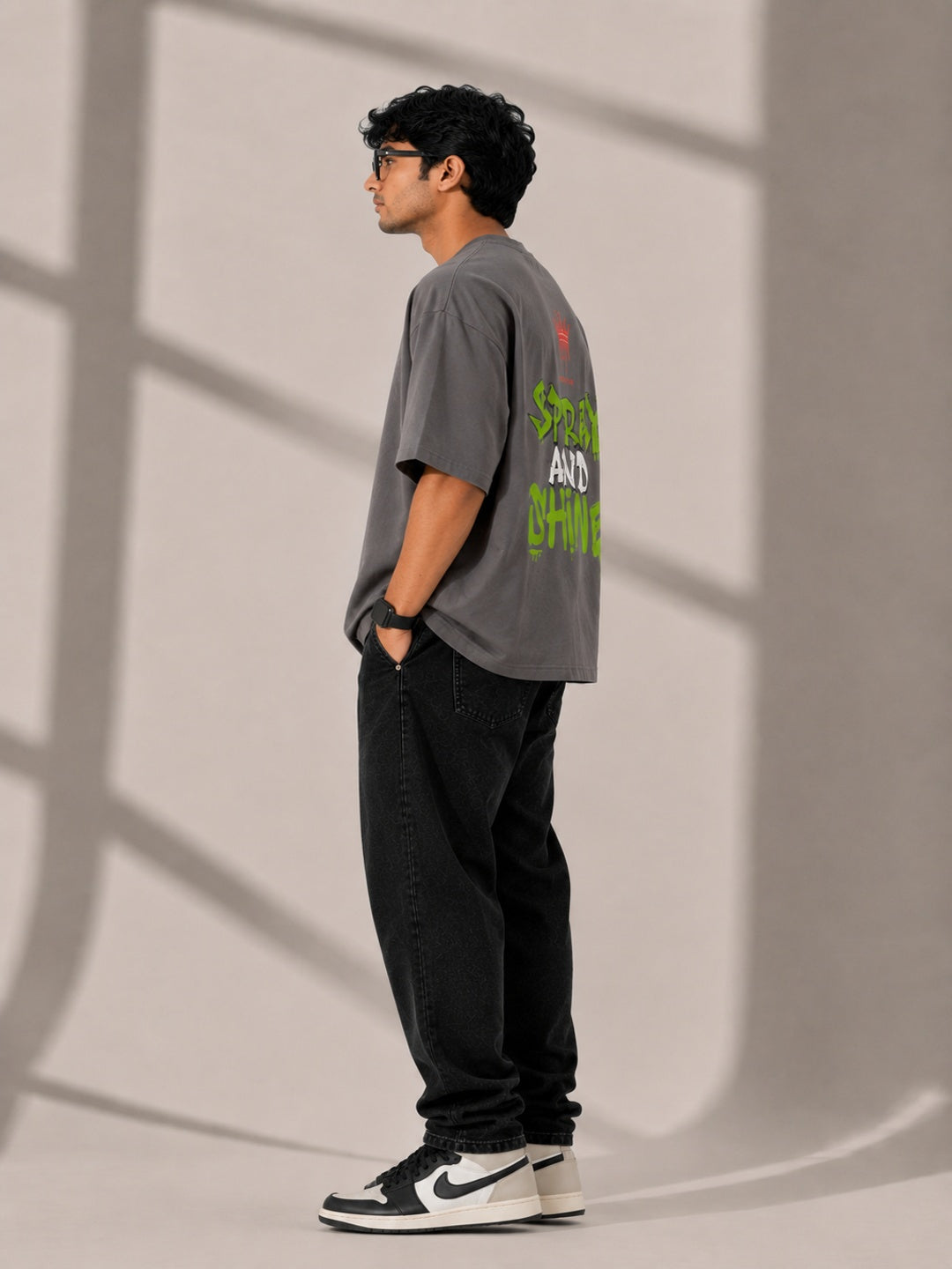CARIBOUELK Spray And Shine Oversized T-Shirt