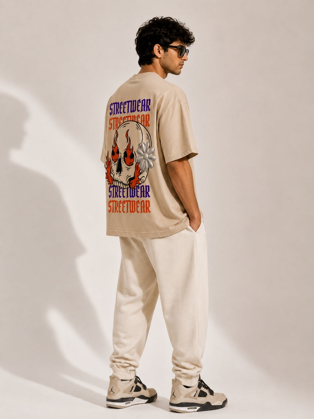 CARIBOUELK Streetwear Printed Oversized T-Shirt