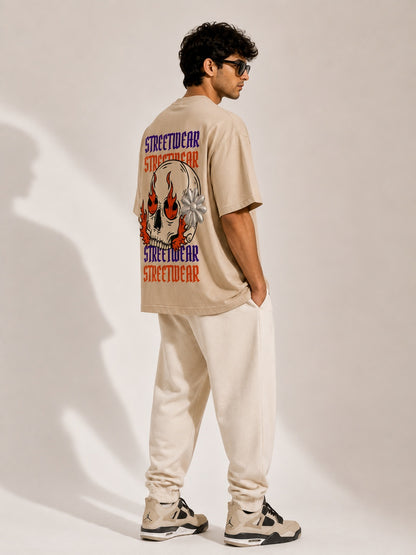 CARIBOUELK Streetwear Printed Oversized T-Shirt