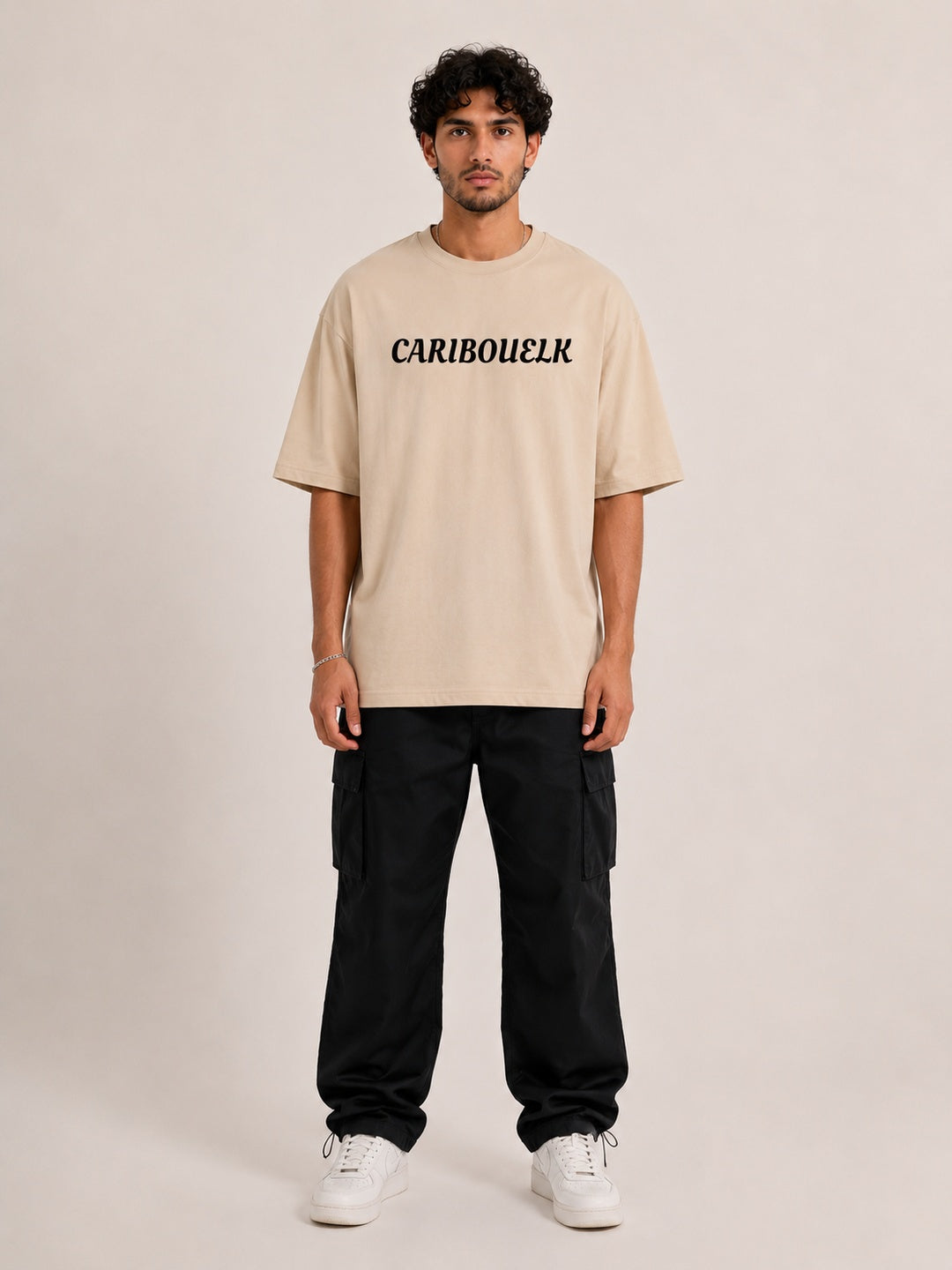 CARIBOUELK Premium Graphic Printed Oversized T-Shirt