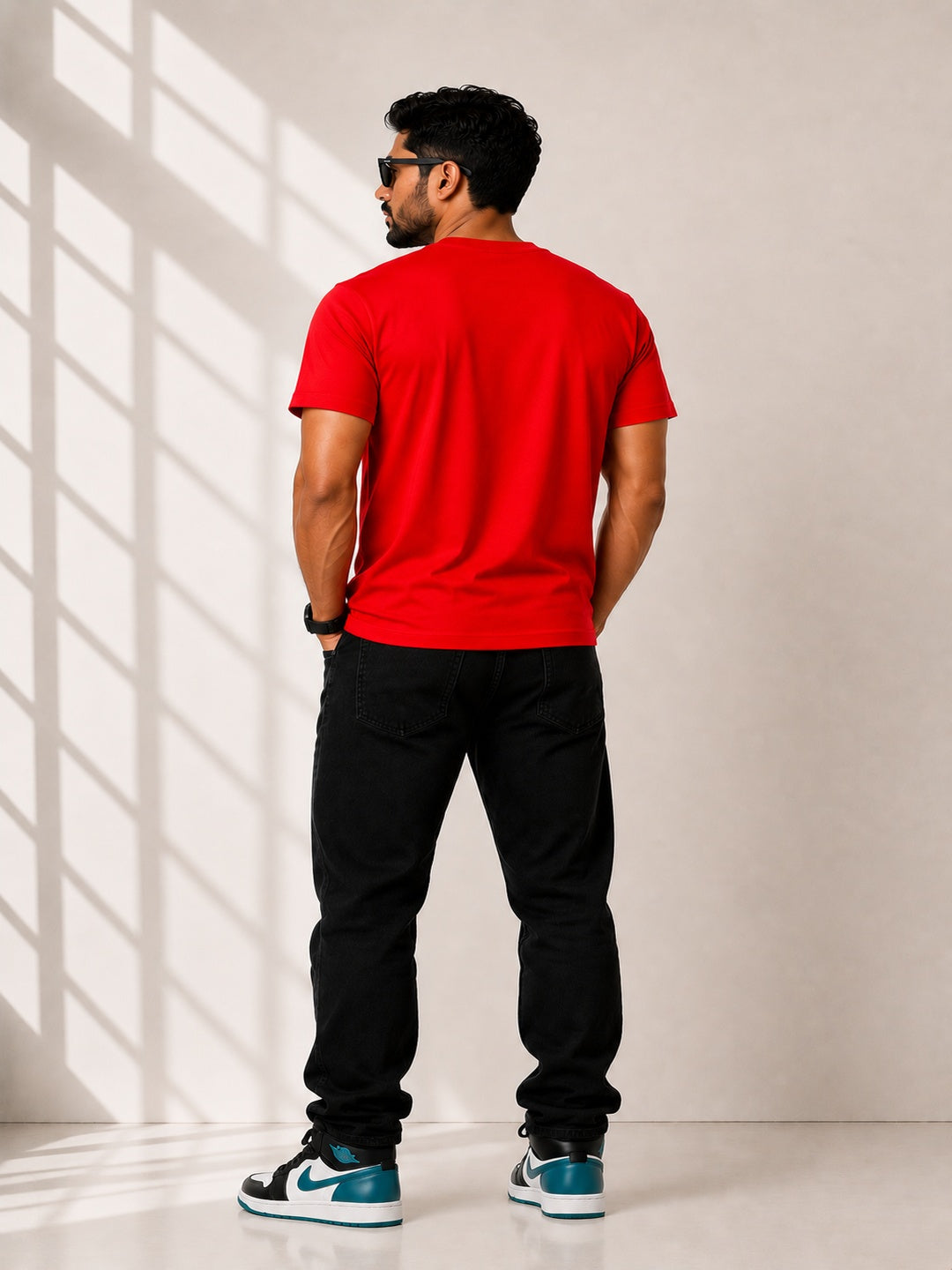 CARIBOUELK Men's Regular Fit Cotton T-Shirt