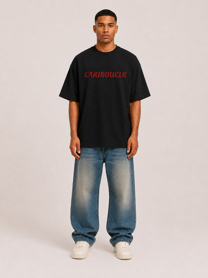 CARIBOUELK Dragon Printed Oversized T-Shirt
