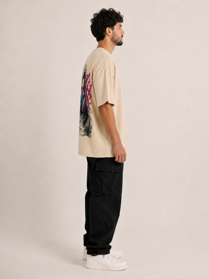 CARIBOUELK Premium Graphic Printed Oversized T-Shirt