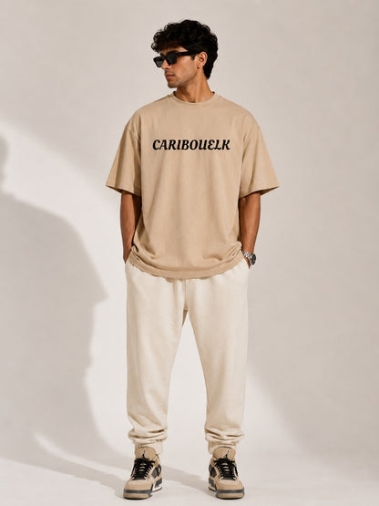CARIBOUELK Streetwear Printed Oversized T-Shirt