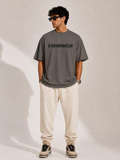 CARIBOUELK Streetwear Printed Oversized T-Shirt