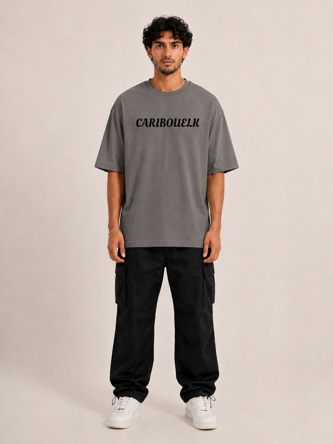 CARIBOUELK Premium Graphic Printed Oversized T-Shirt