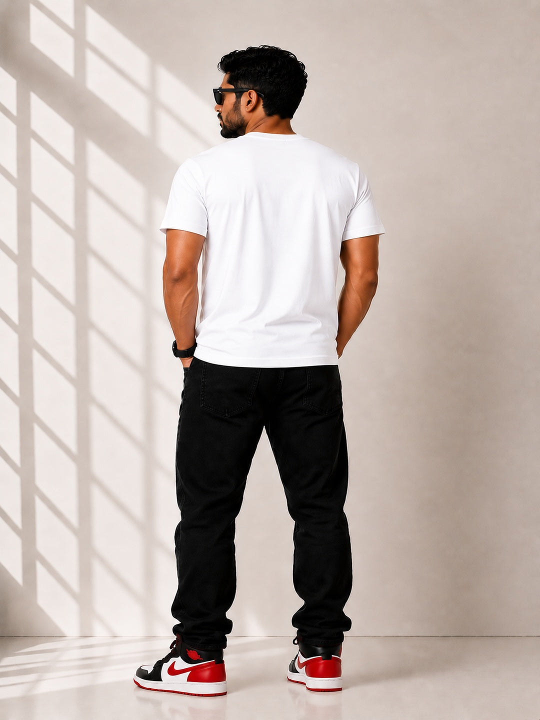 CARIBOUELK Men's Regular Fit Cotton T-Shirt