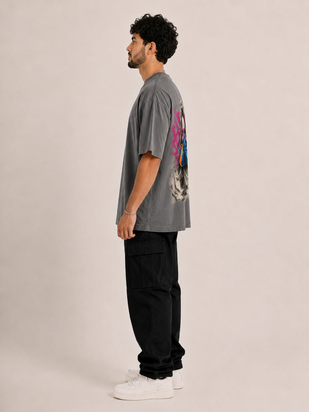 CARIBOUELK Premium Graphic Printed Oversized T-Shirt
