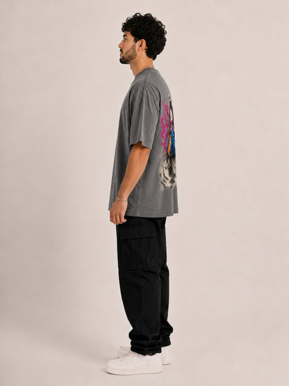 CARIBOUELK Premium Graphic Printed Oversized T-Shirt