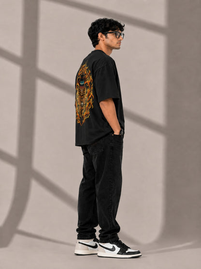 CARIBOUELK Graphic Printed Oversized T-Shirt