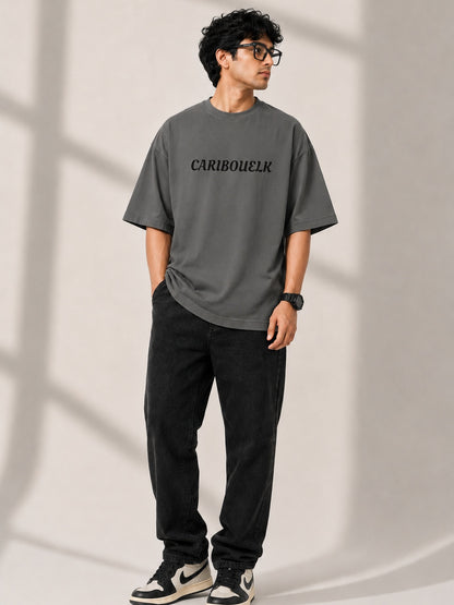 CARIBOUELK Anime Printed Oversized T-Shirt