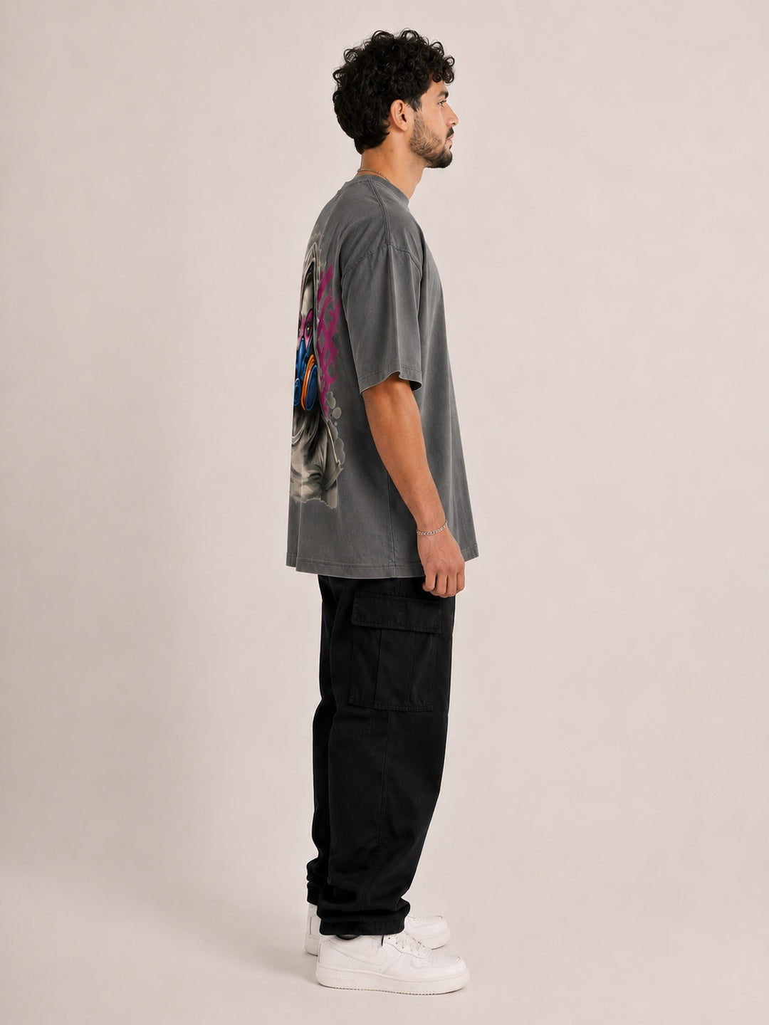 CARIBOUELK Premium Graphic Printed Oversized T-Shirt