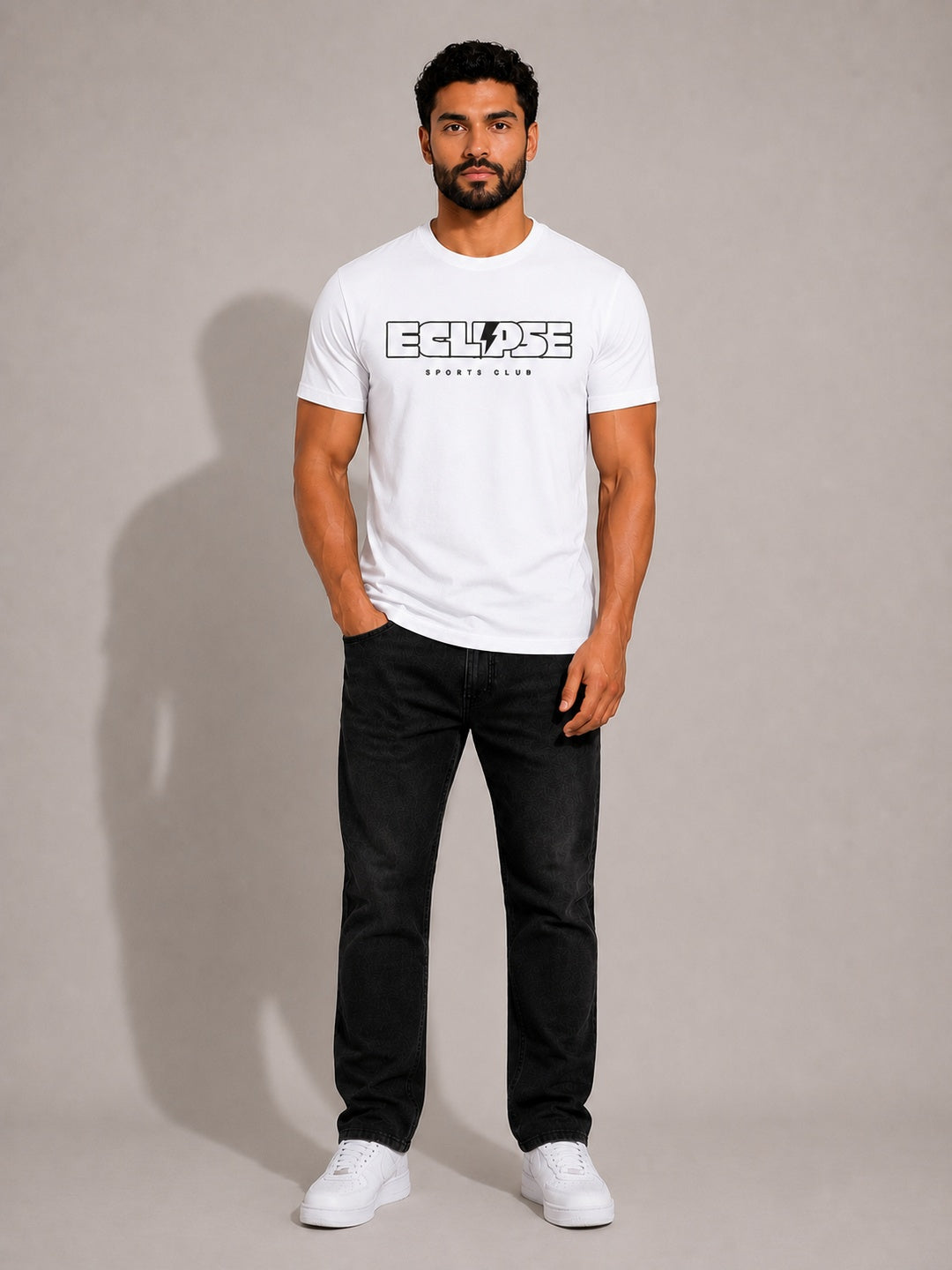 CARIBOUELK Men's Eclipse Regular Fit T-Shirt