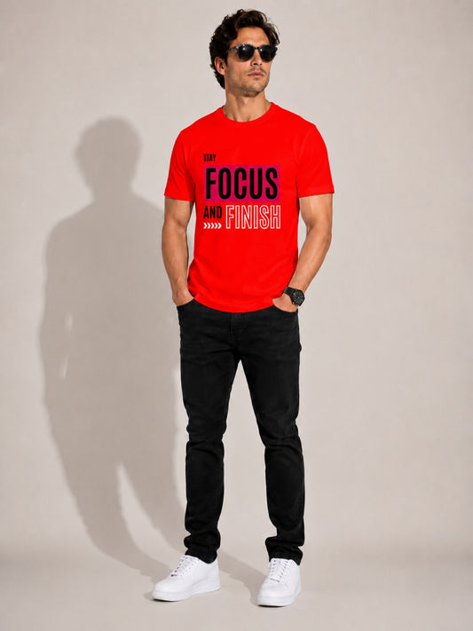 CARIBOUELK Men's Focus Regular Fit T-Shirt