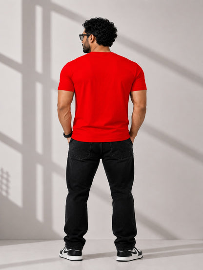 CARIBOUELK Men's Stay Inspired Regular Fit T-Shirt