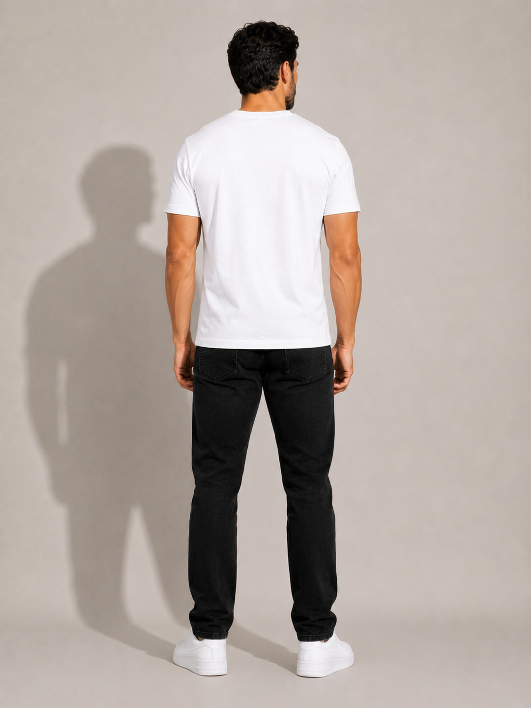 CARIBOUELK Men's Regular Fit Gym Wear Cotton T-Shirt