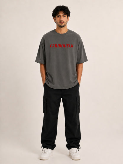 CARIBOUELK Every Rose Printed Oversized T-Shirt