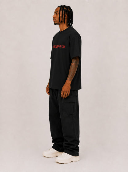 CARIBOUELK Urban Street Printed Oversized T-Shirt