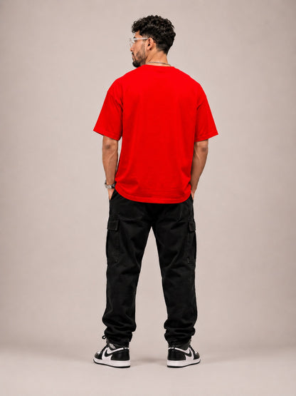 CARIBOUELK Men's Regular Fit Graphic Printed T-Shirt
