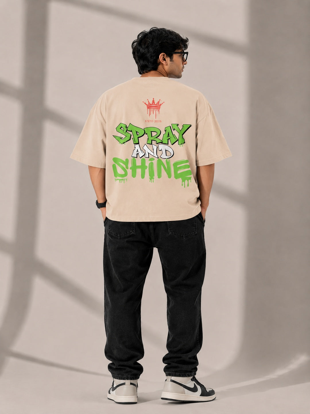 CARIBOUELK Spray And Shine Oversized T-Shirt