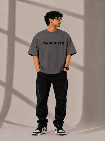 CARIBOUELK Graphic Printed Oversized T-Shirt